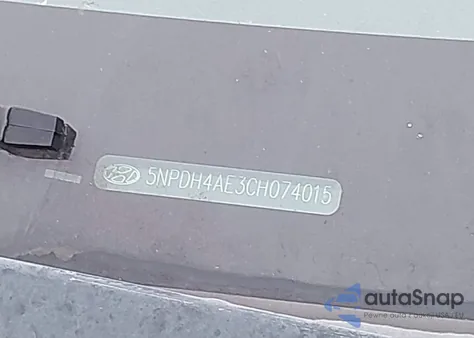 2012 Hyundai Elantra Gls из США, поврежденный, VIN 5NPDH4AE3CH074015